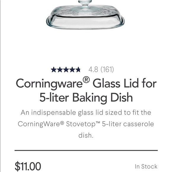 Vintage Corning just white 5L casserole with Pyrex lid - Picture 2 of 16